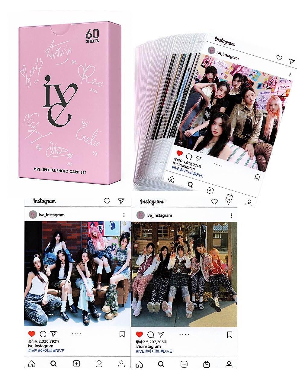 ive ファンクラブ トレカ  グッズ コンプリート セット IVE JAPAN OFFICIAL FANCLUB「DIVE JAPAN」会員限定グッズ